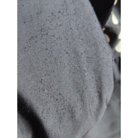 CAROL WIOR SZ 14 Swimdress Halter Bathing Suit Black White Polka Dot Swim Dress - Picture 10 of 10